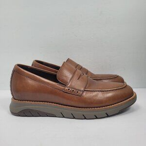 Johnston & Murphy Men's Brown Leather Loafers 24-2394 US Size 8M